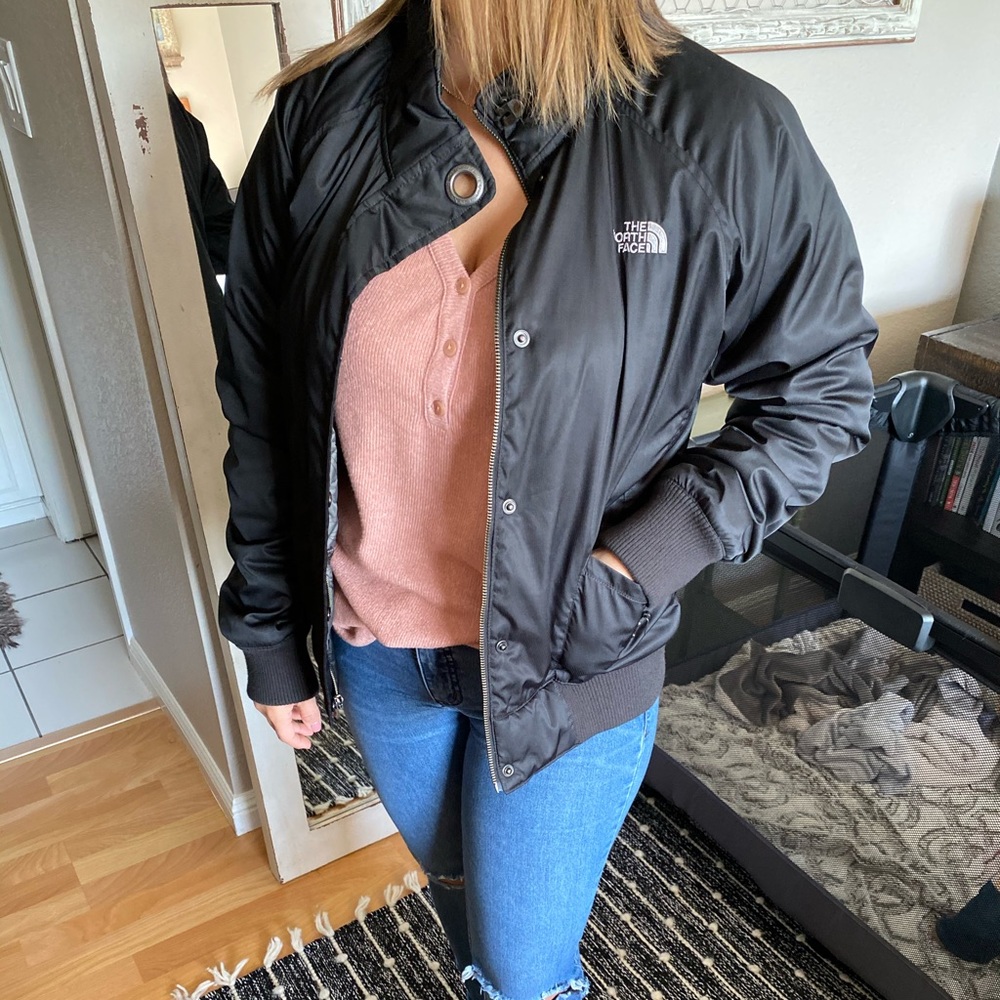 Black North Face jacket